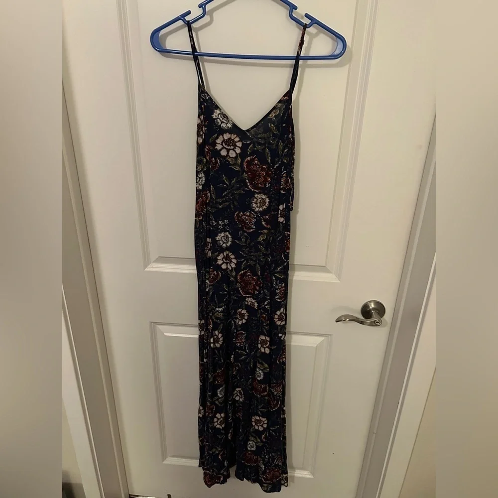 Abercrombie & Fitch Navy Floral Maxi Dress